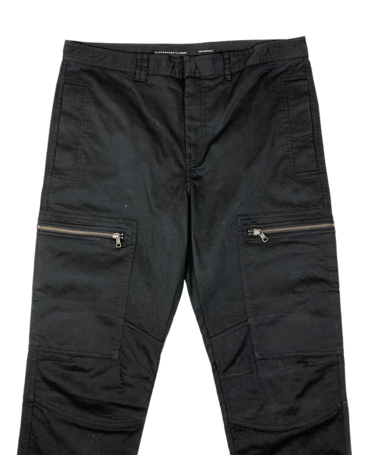 Neil Barrett Black Barrett by Neil Barrett Skinny Cropped Pants Size US 34 / EU 50 - 2 Thumbnail