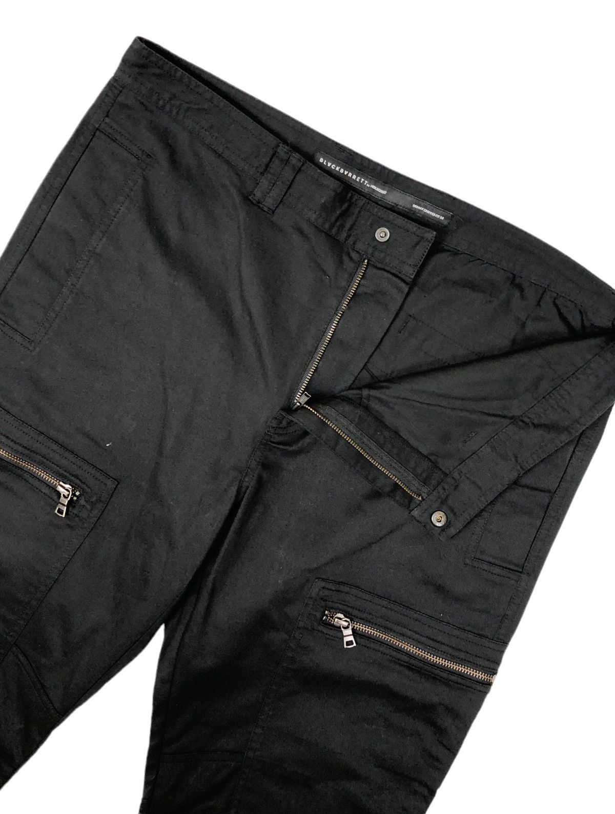 Neil Barrett Black Barrett by Neil Barrett Skinny Cropped Pants Size US 34 / EU 50 - 7 Thumbnail
