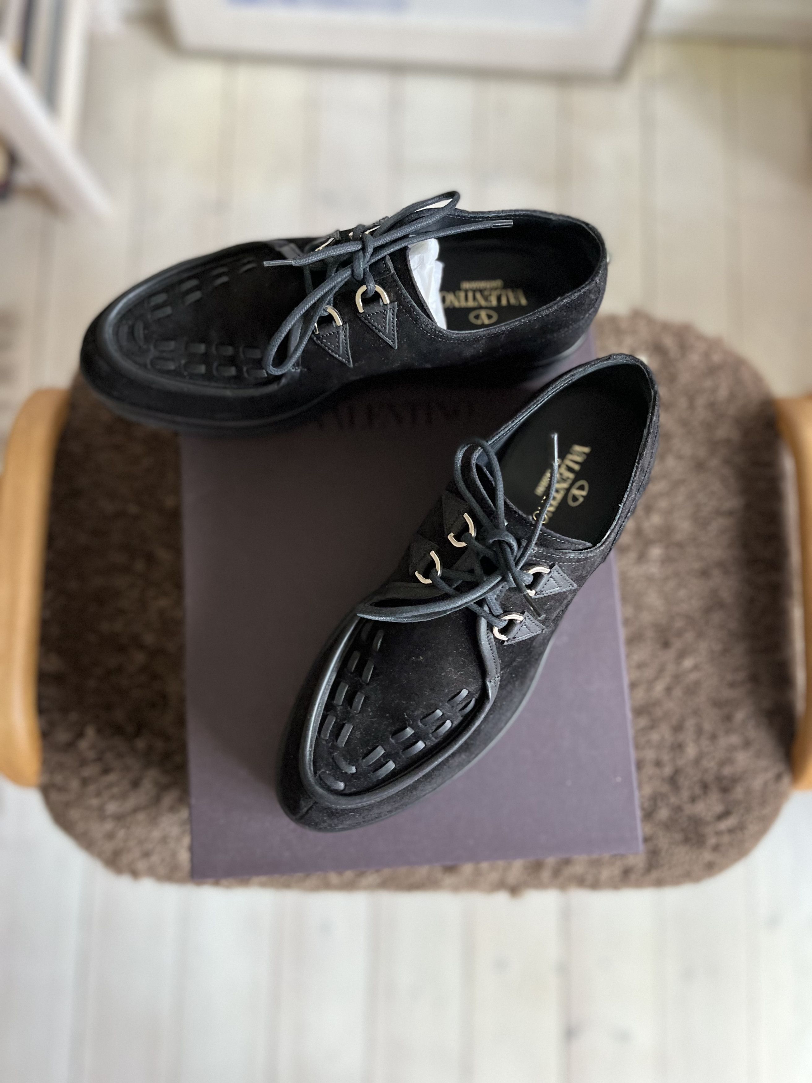 Valentino Valentino Garavani Suede Creepers Size US 9 / EU 42 - 2 Thumbnail