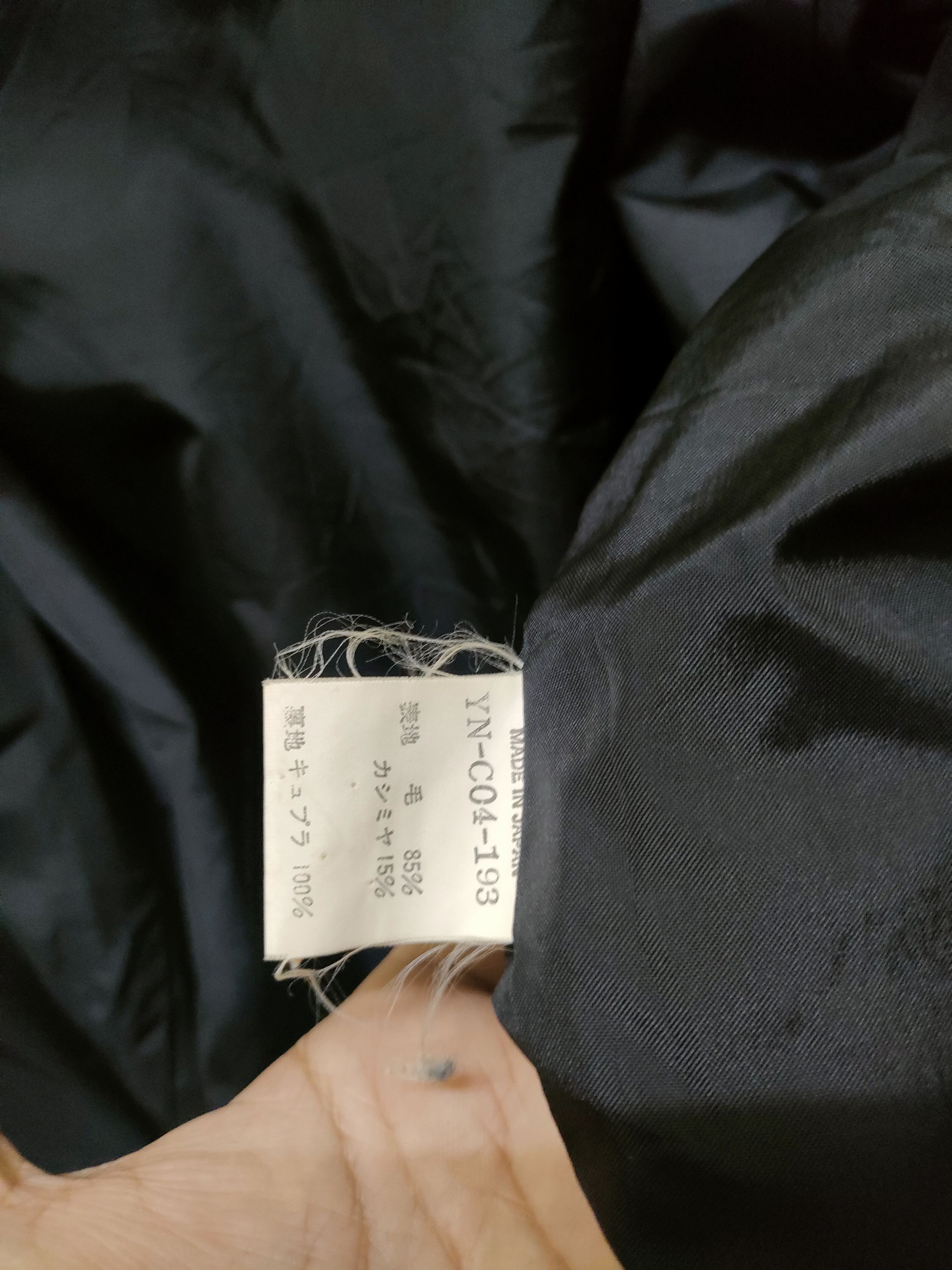 Y's × Yohji Yamamoto Yohji Yamamoto Wool Long Jacket Size US L / EU 52-54 / 3 - 7 Thumbnail