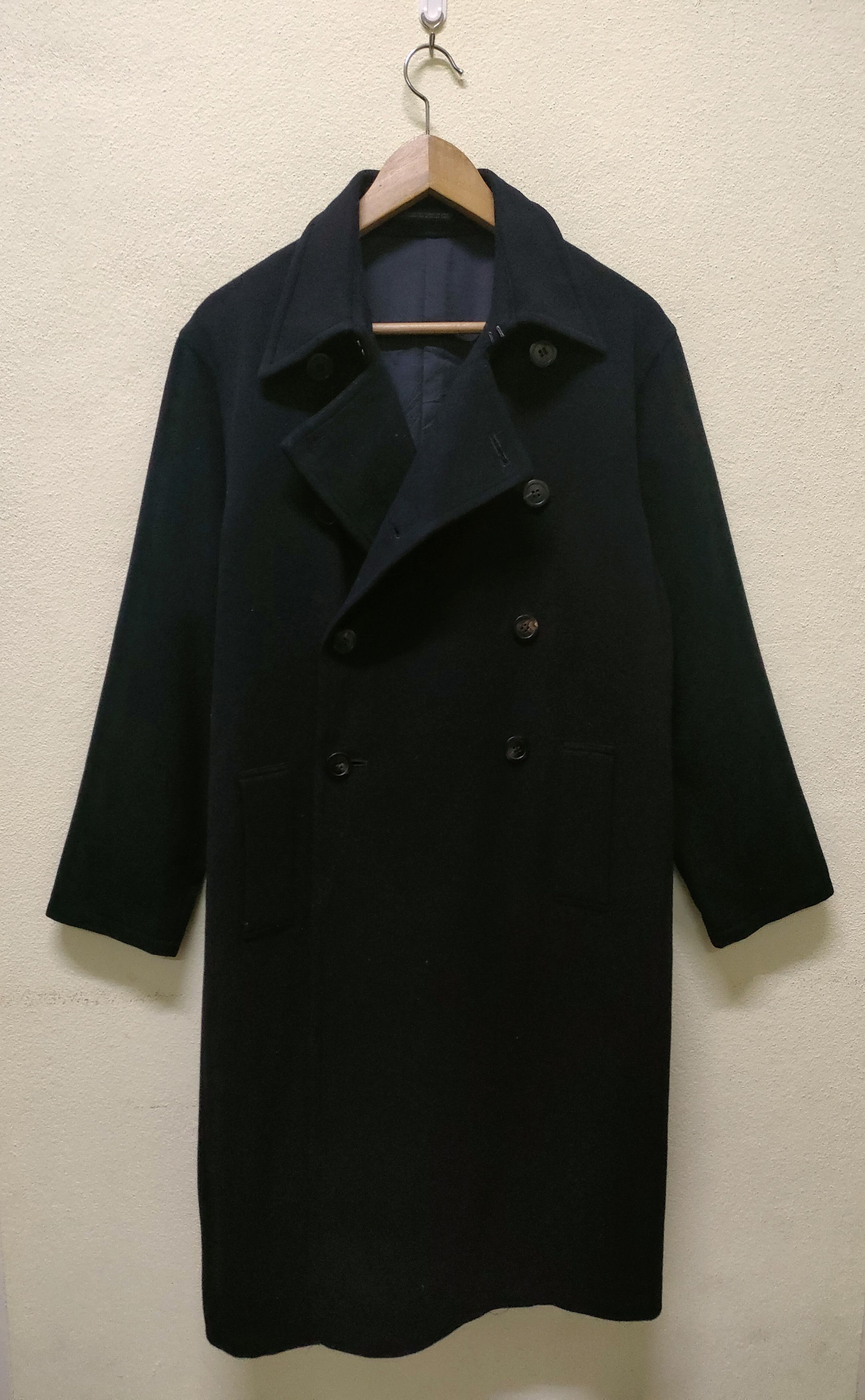 Y's × Yohji Yamamoto Yohji Yamamoto Wool Long Jacket Size US L / EU 52-54 / 3 - 1 Thumbnail