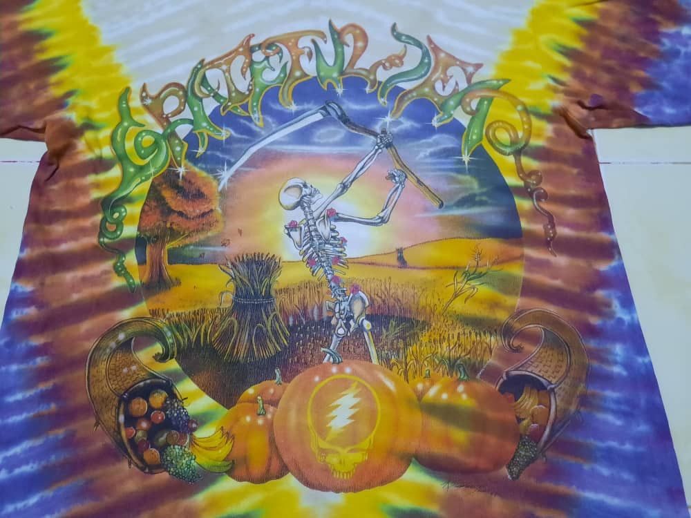 Vintage Grateful Dead Vintage Tie Dye Music Band Rock Tee Size US L / EU 52-54 / 3 - 5 Thumbnail