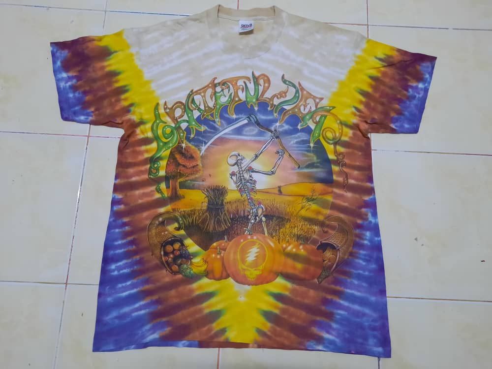 Vintage Grateful Dead Vintage Tie Dye Music Band Rock Tee Size US L / EU 52-54 / 3 - 1 Thumbnail