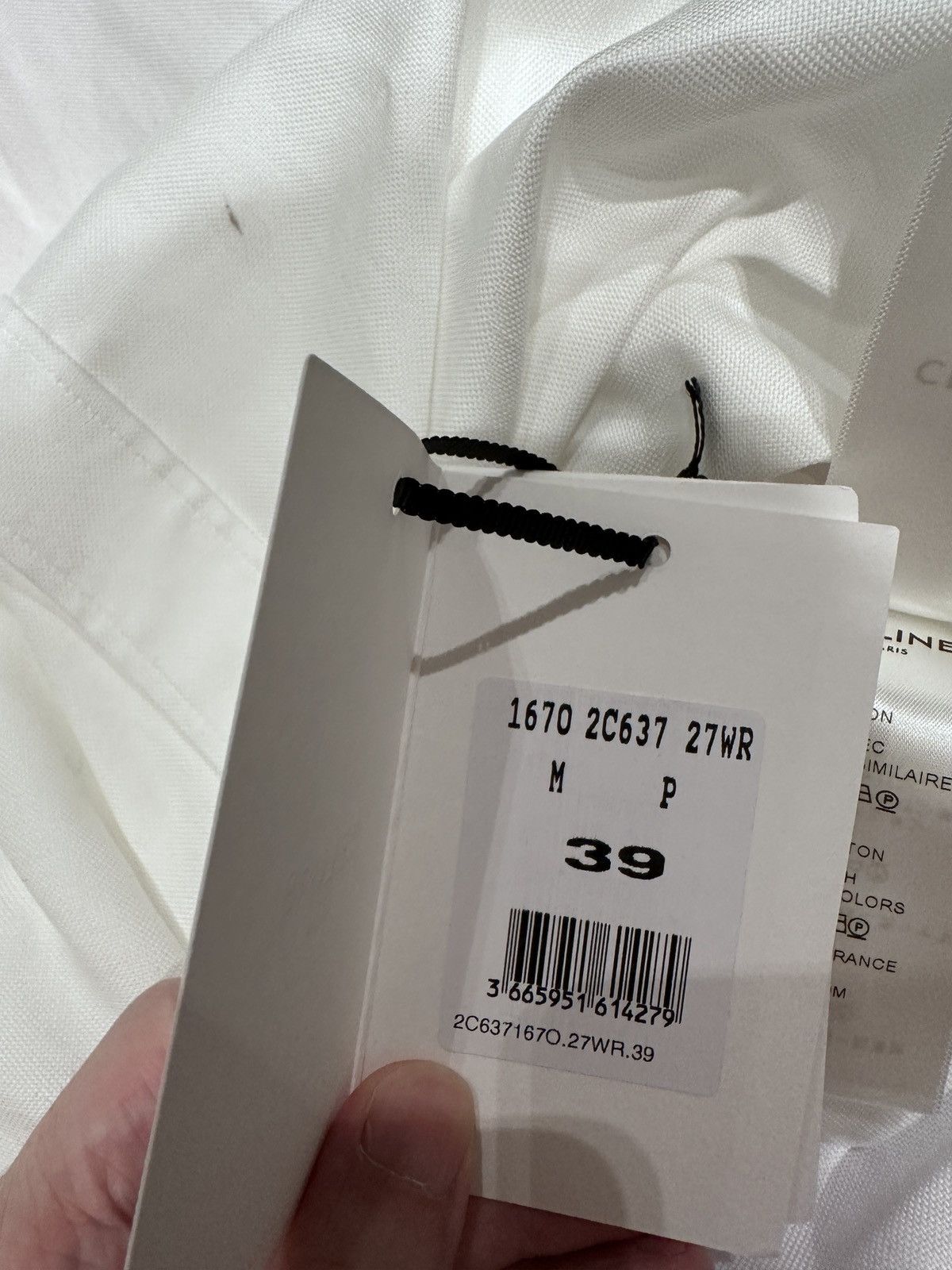 Celine × Hedi Slimane BNWT CELINE HOMME by Hedi Slimane “The Poem” Oxford shirt 39 Size US M / EU 48-50 / 2 - 11 Thumbnail