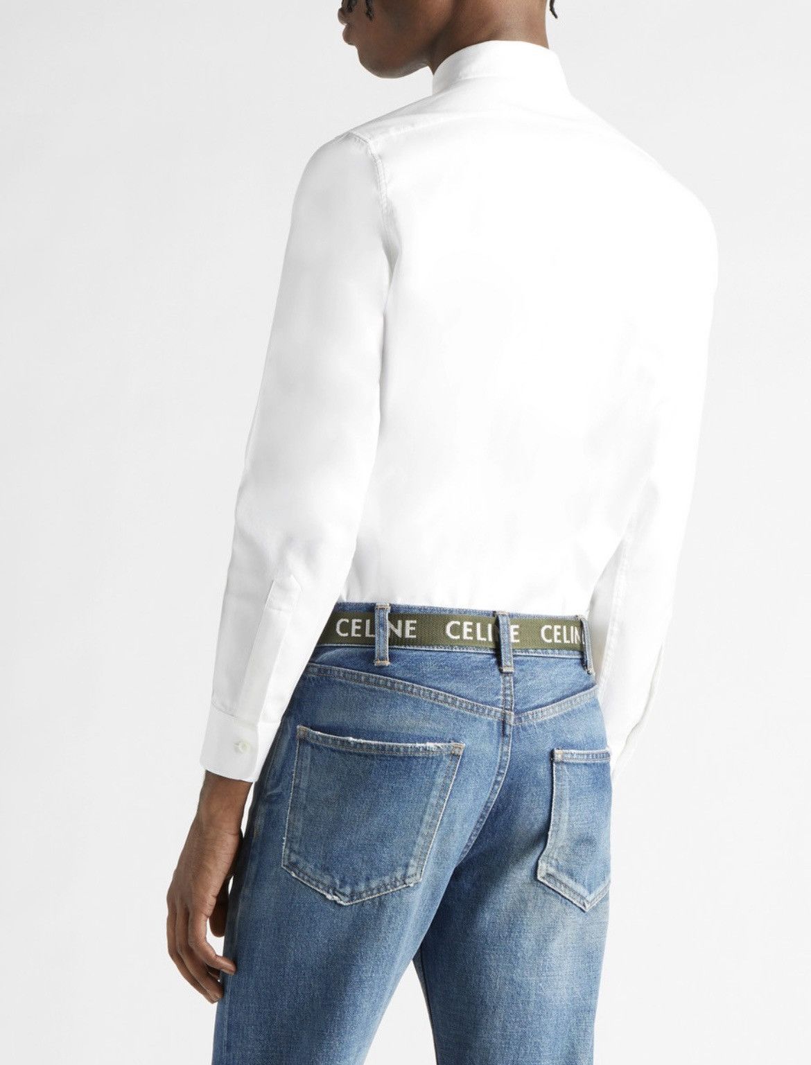 Celine × Hedi Slimane BNWT CELINE HOMME by Hedi Slimane “The Poem” Oxford shirt 39 Size US M / EU 48-50 / 2 - 5 Thumbnail