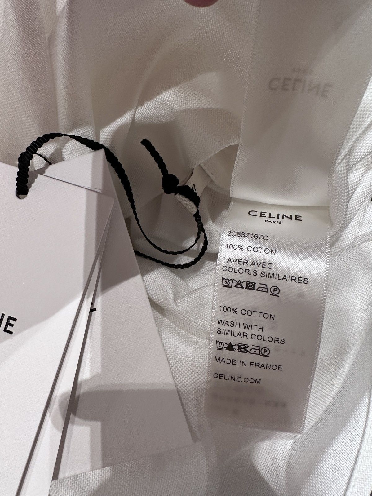 Celine × Hedi Slimane BNWT CELINE HOMME by Hedi Slimane “The Poem” Oxford shirt 39 Size US M / EU 48-50 / 2 - 9 Thumbnail