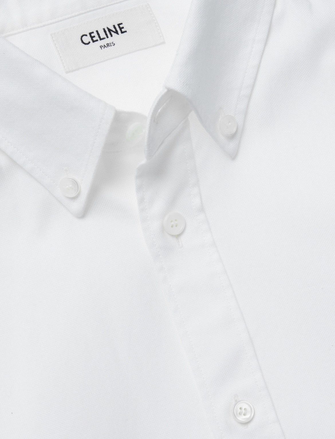 Celine × Hedi Slimane BNWT CELINE HOMME by Hedi Slimane “The Poem” Oxford shirt 39 Size US M / EU 48-50 / 2 - 3 Thumbnail