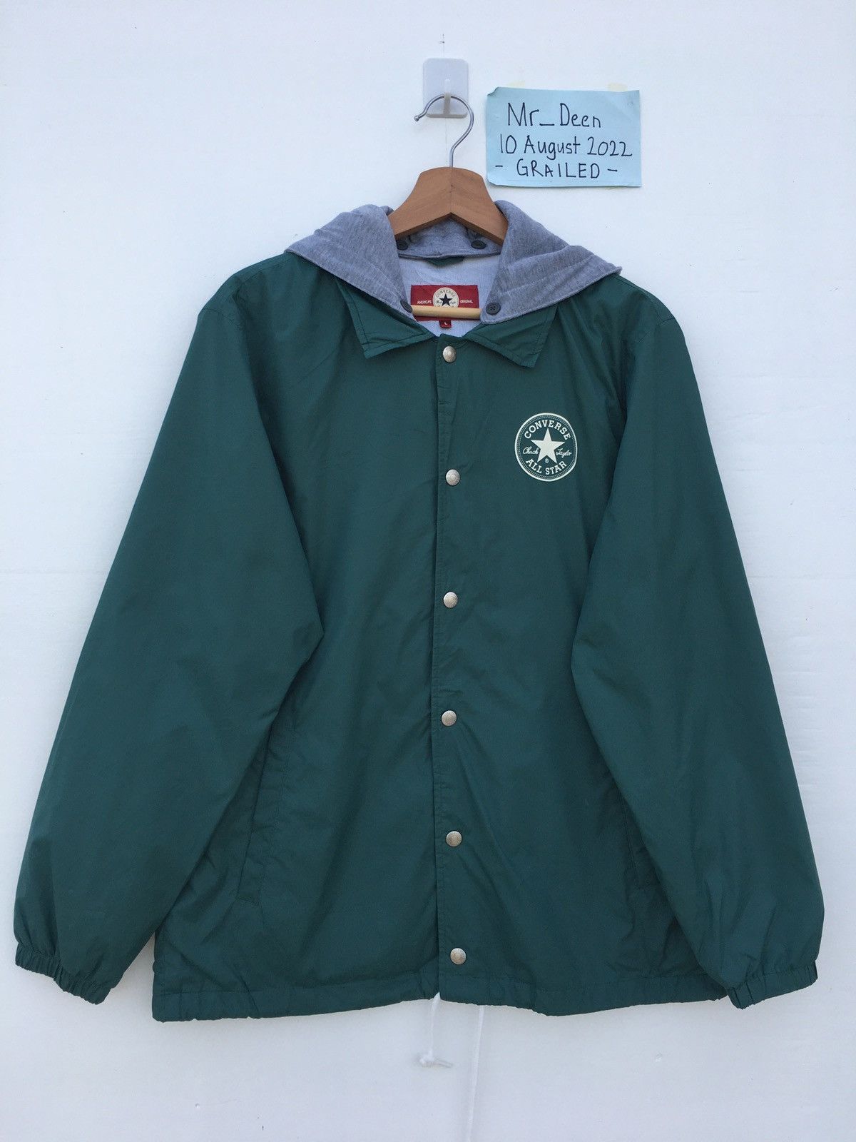 Converse Rare Vintage Converse Big Logo Hoodie Size US L / EU 52-54 / 3 - 7 Thumbnail