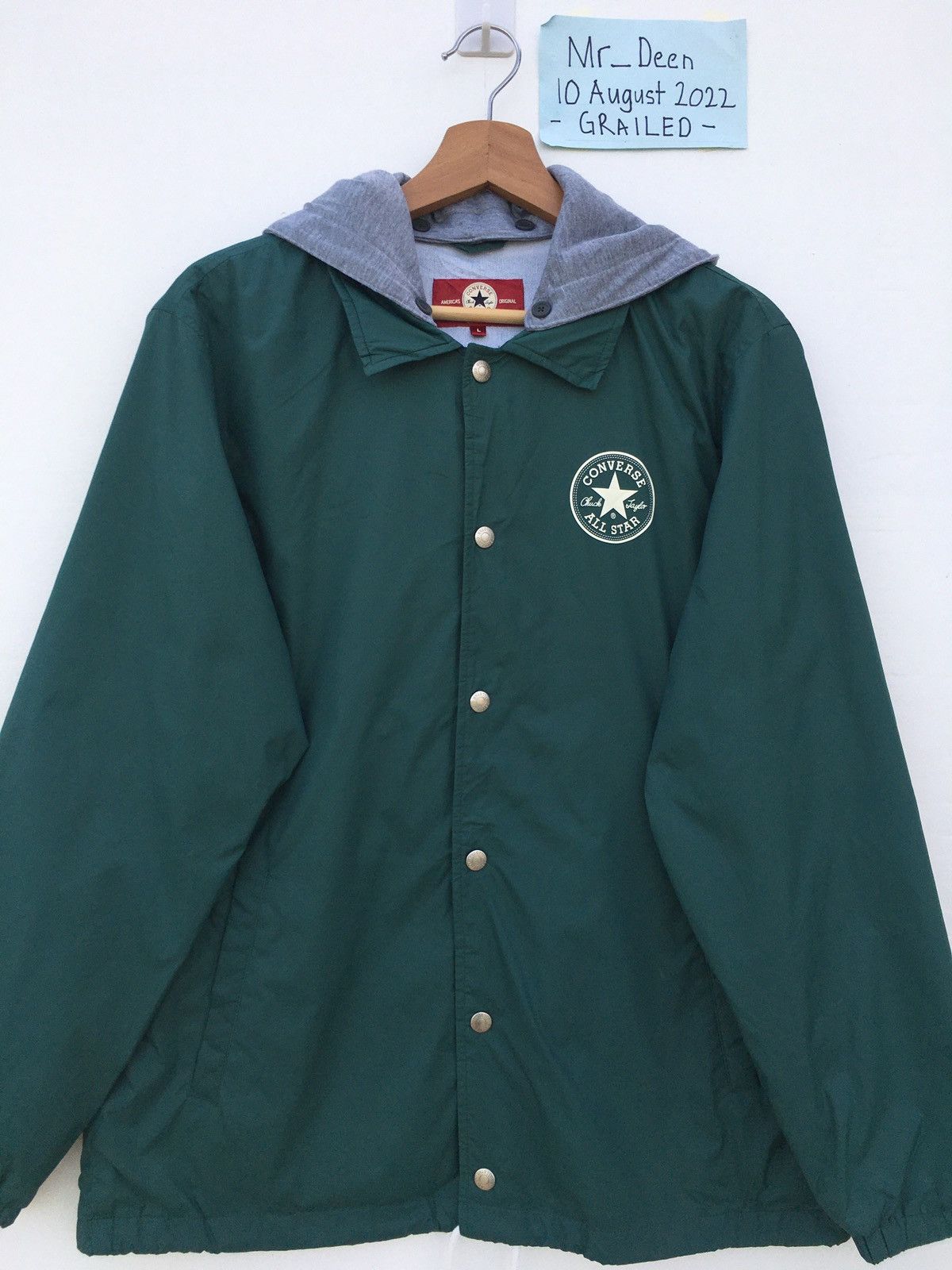 Converse Rare Vintage Converse Big Logo Hoodie Size US L / EU 52-54 / 3 - 10 Thumbnail