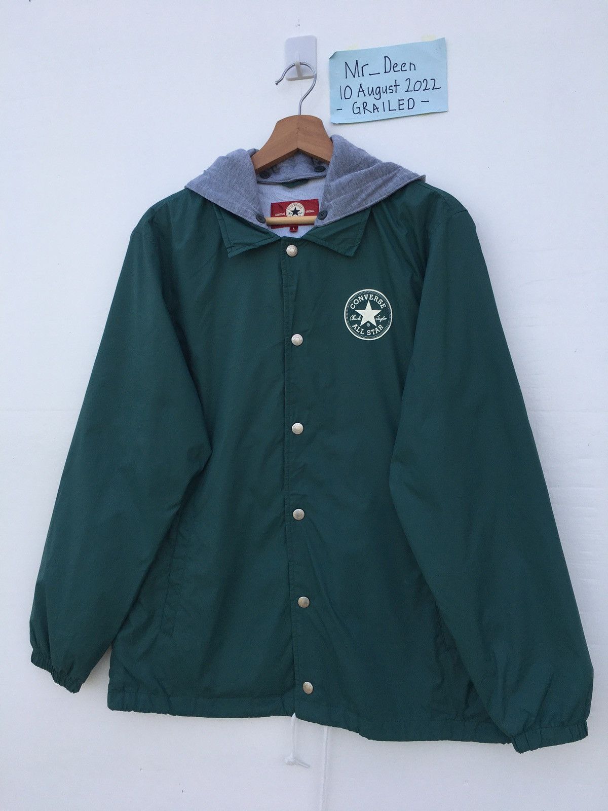 Converse Rare Vintage Converse Big Logo Hoodie Size US L / EU 52-54 / 3 - 9 Thumbnail