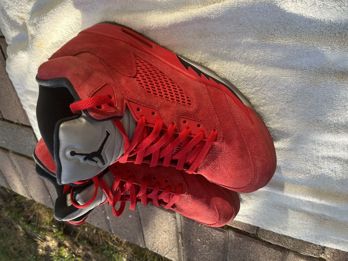 Jordan Brand × Nike Air Jordan 5 Retro “Red Suede” Size US 11.5 / EU 44-45 - 3 Thumbnail