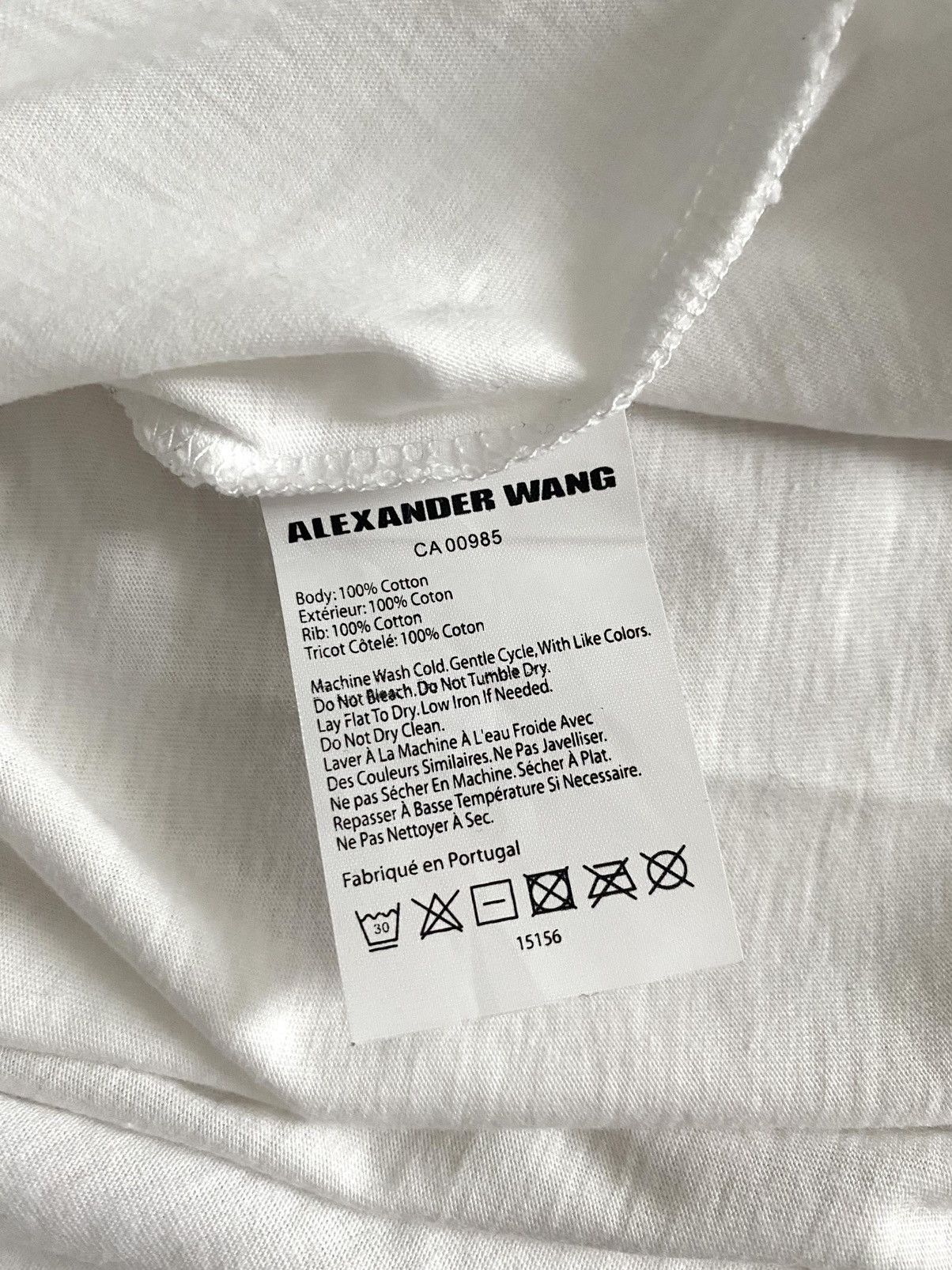 Alexander Wang Dollar Embroidery T-Shirt Size US S / EU 44-46 / 1 - 6 Thumbnail