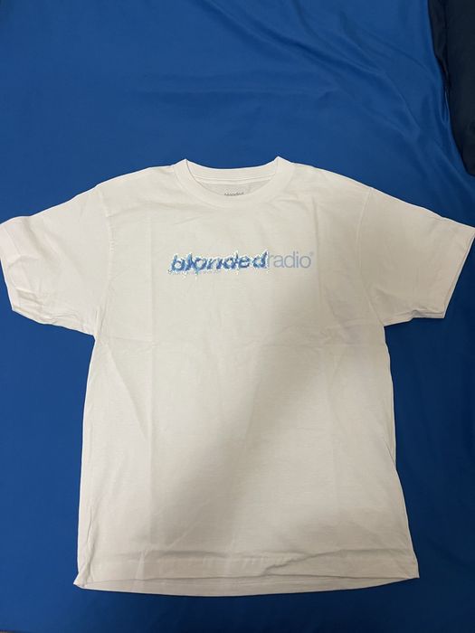 Frank Ocean Blonded Radio New Classic Logo T-shirt White/Iceman Men's - US