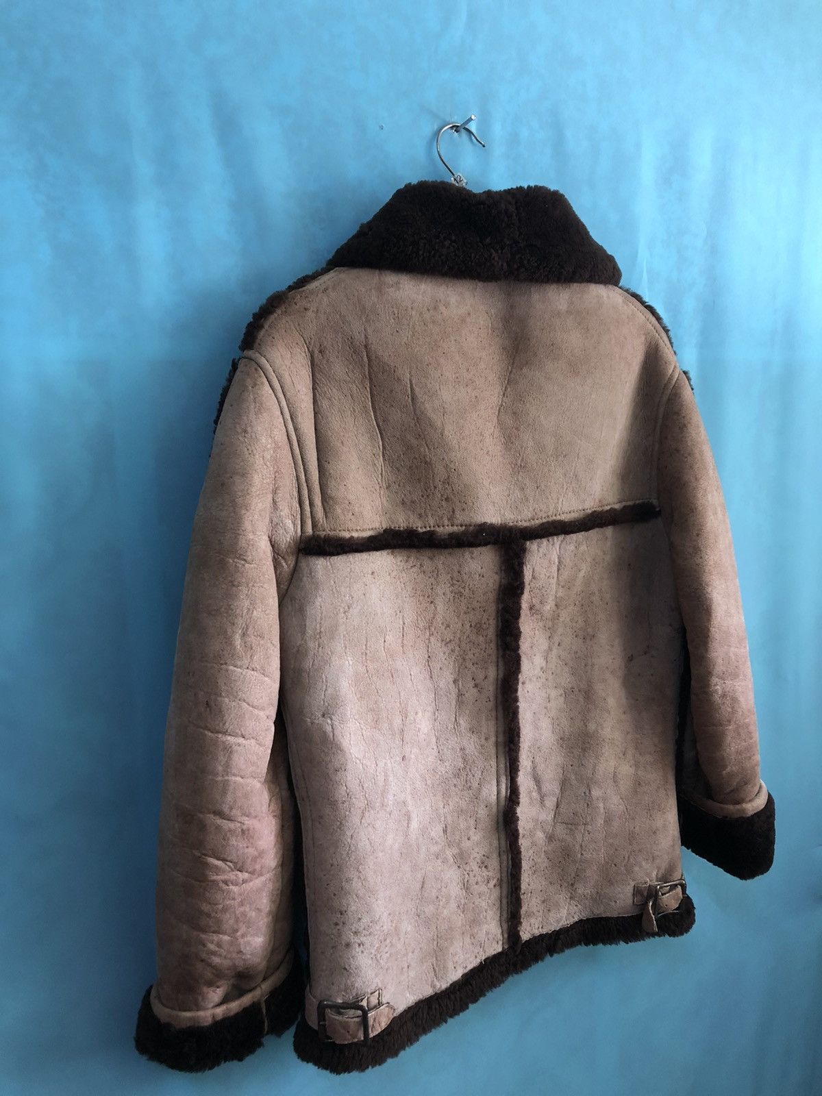 Vintage matterhorn napa california sheepskin bomber shearling Size US XXS / EU 40 - 2 Thumbnail