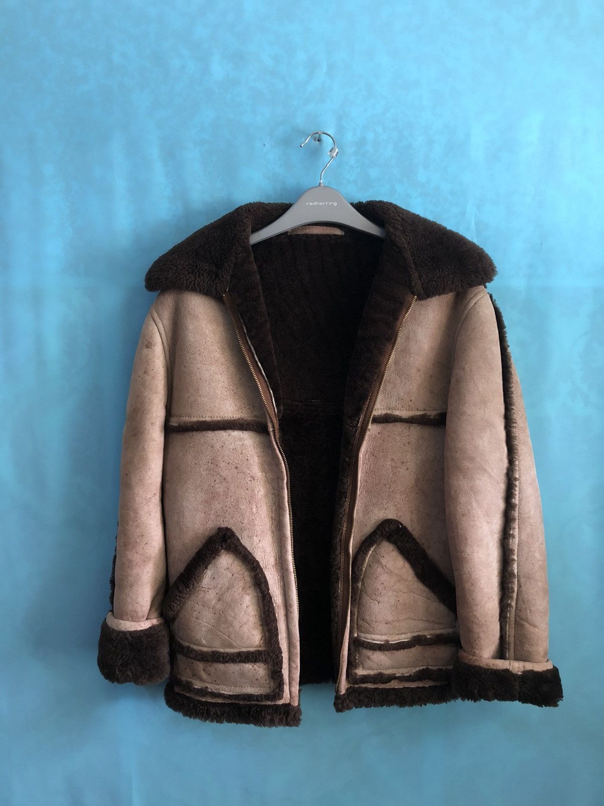 Vintage matterhorn napa california sheepskin bomber shearling Size US XXS / EU 40 - 6 Thumbnail