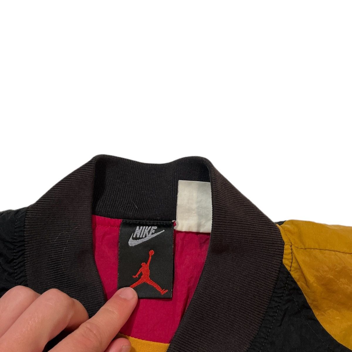 Jordan Brand × Nike × Vintage 1992 Nike Jordan Retro 7 Zip Pullover Size US S / EU 44-46 / 1 - 4 Thumbnail