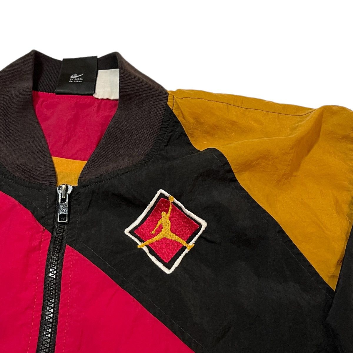 Jordan Brand × Nike × Vintage 1992 Nike Jordan Retro 7 Zip Pullover Size US S / EU 44-46 / 1 - 3 Thumbnail