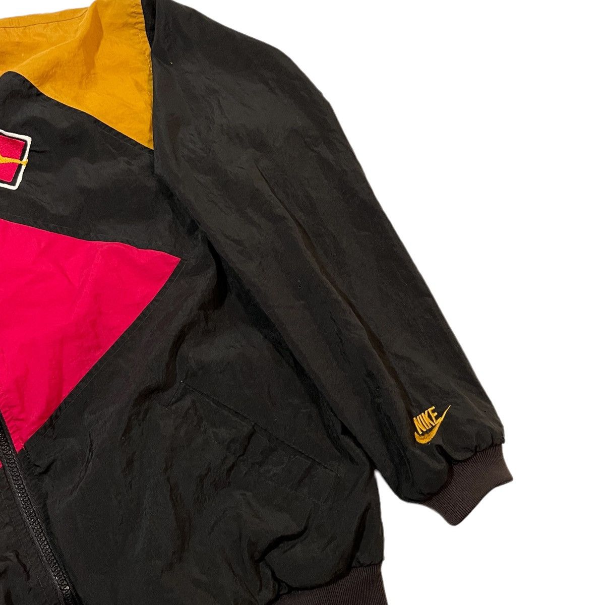 Jordan Brand × Nike × Vintage 1992 Nike Jordan Retro 7 Zip Pullover Size US S / EU 44-46 / 1 - 2 Thumbnail
