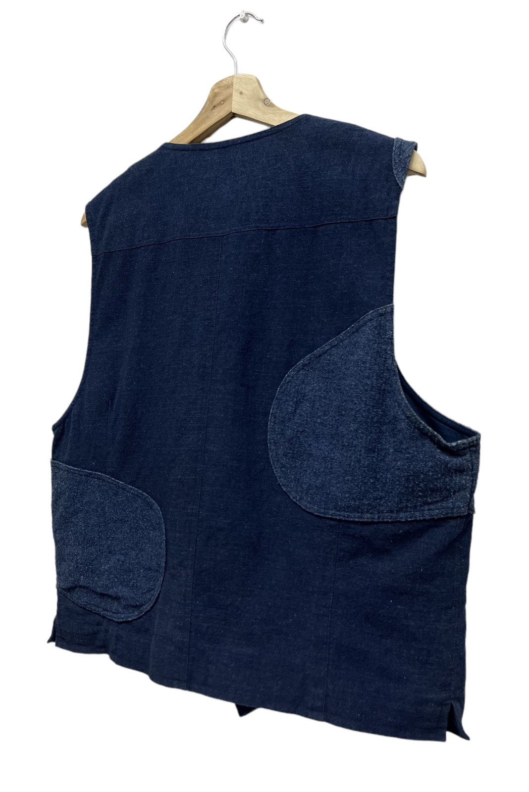 If Six Was Nine MORIOKA Vintage DYEING TAKIURA Patchwork Kapital Style Vest Size US M / EU 48-50 / 2 - 5 Thumbnail
