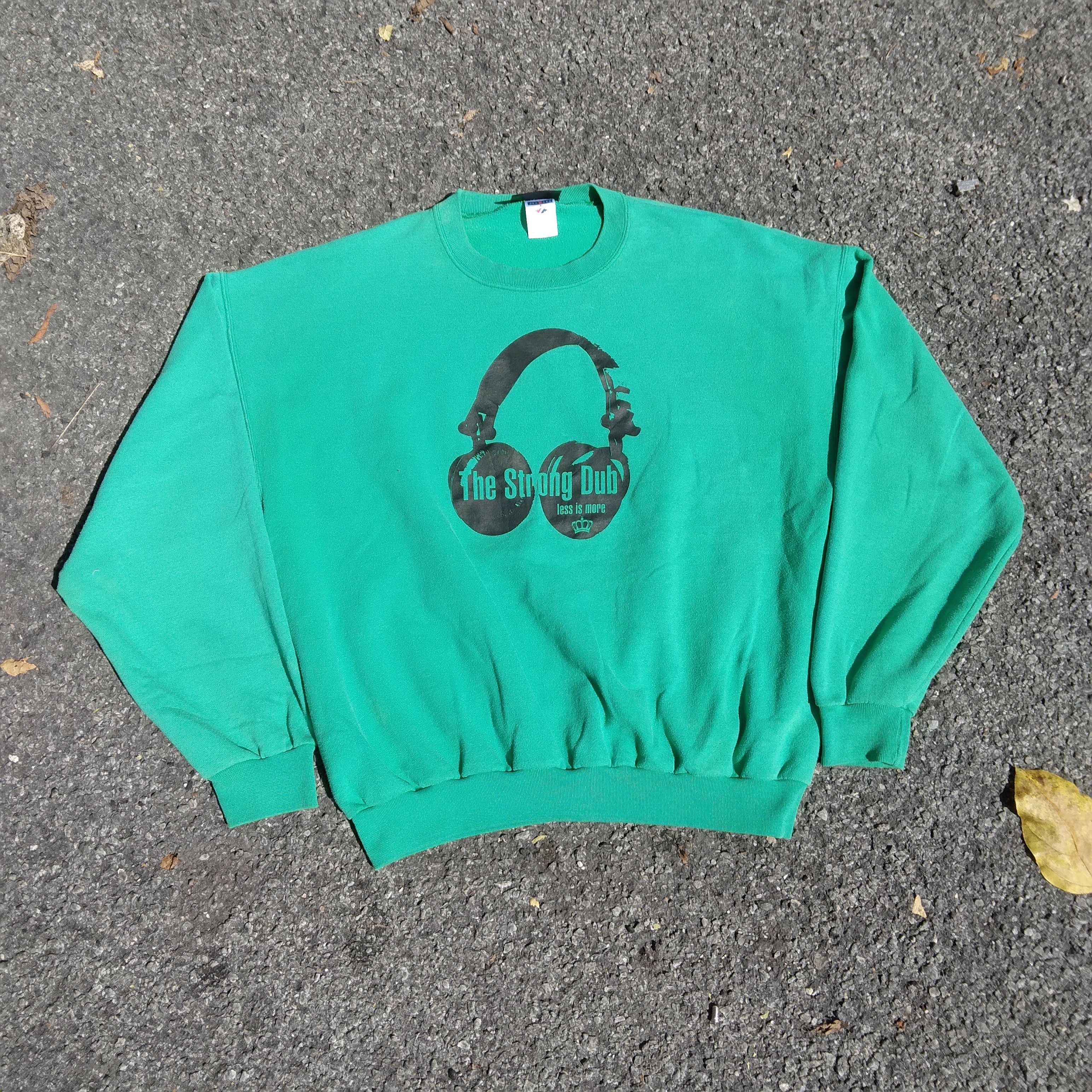 Jerzees × Vintage Vtg Jerzees The Strong Dub Buggy Sweatshirt Size US L / EU 52-54 / 3 - 1 Thumbnail