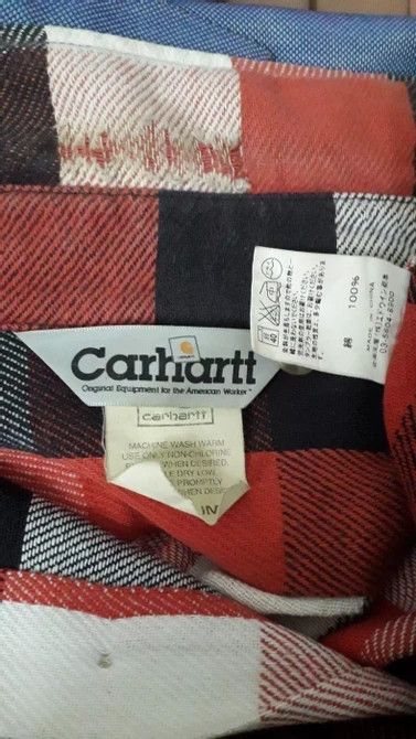 Carhartt × Flannel × Vintage CARHATT JACKET SHIRT MULTI POCKET Size US M / EU 48-50 / 2 - 9 Thumbnail