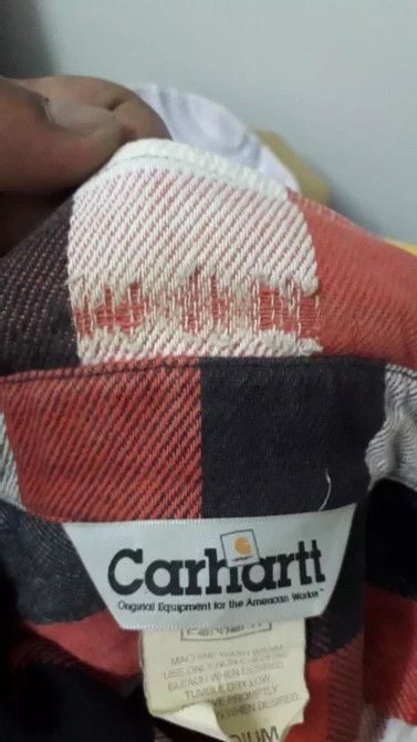 Carhartt × Flannel × Vintage CARHATT JACKET SHIRT MULTI POCKET Size US M / EU 48-50 / 2 - 5 Thumbnail
