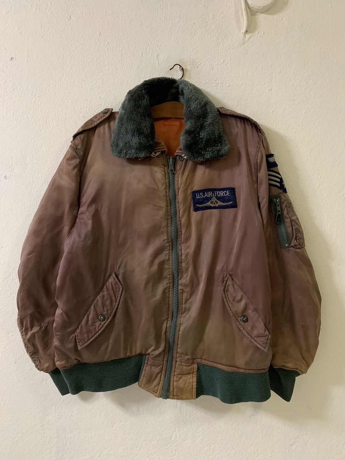 Japanese Brand Japanese Brand US Air Force Flight Jacket Size US XL / EU 56 / 4 - 1 Thumbnail