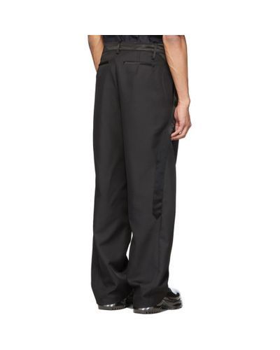 Kiko Kostadinov KIKO KOSTADINOV Black Aristides Wide Trousers | Grailed