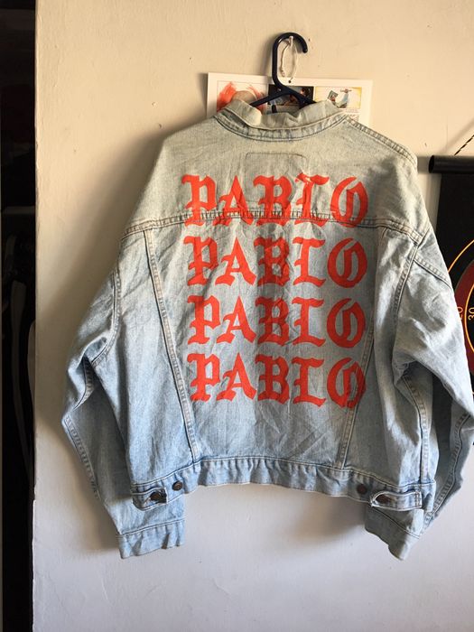 Life of clearance pablo denim jacket