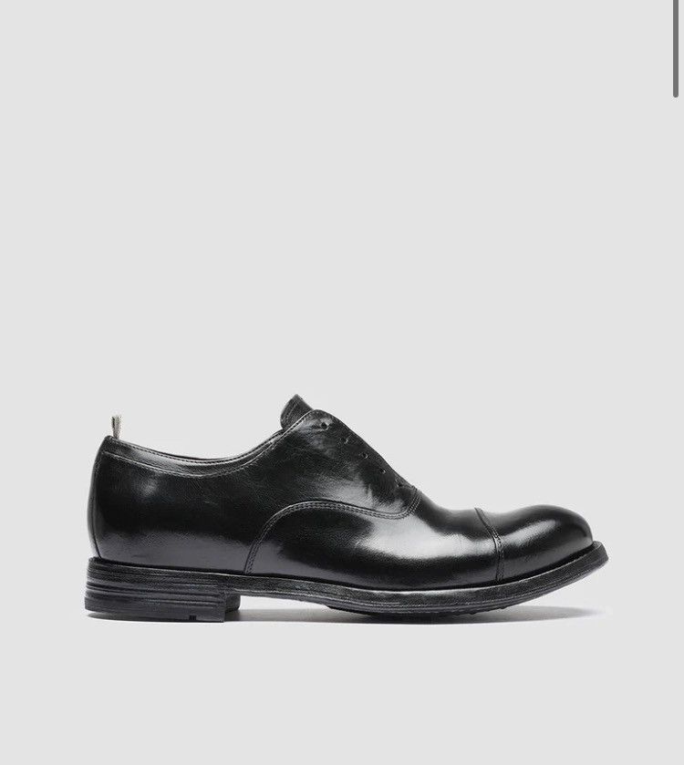 Officine Creative Bubble oxford. SIZE 8 USA 41. BNWT OFFICINE CREATIVE DERBY BUBBLE CAP TOE OXFORD BLACK LEATHER  main image 3
