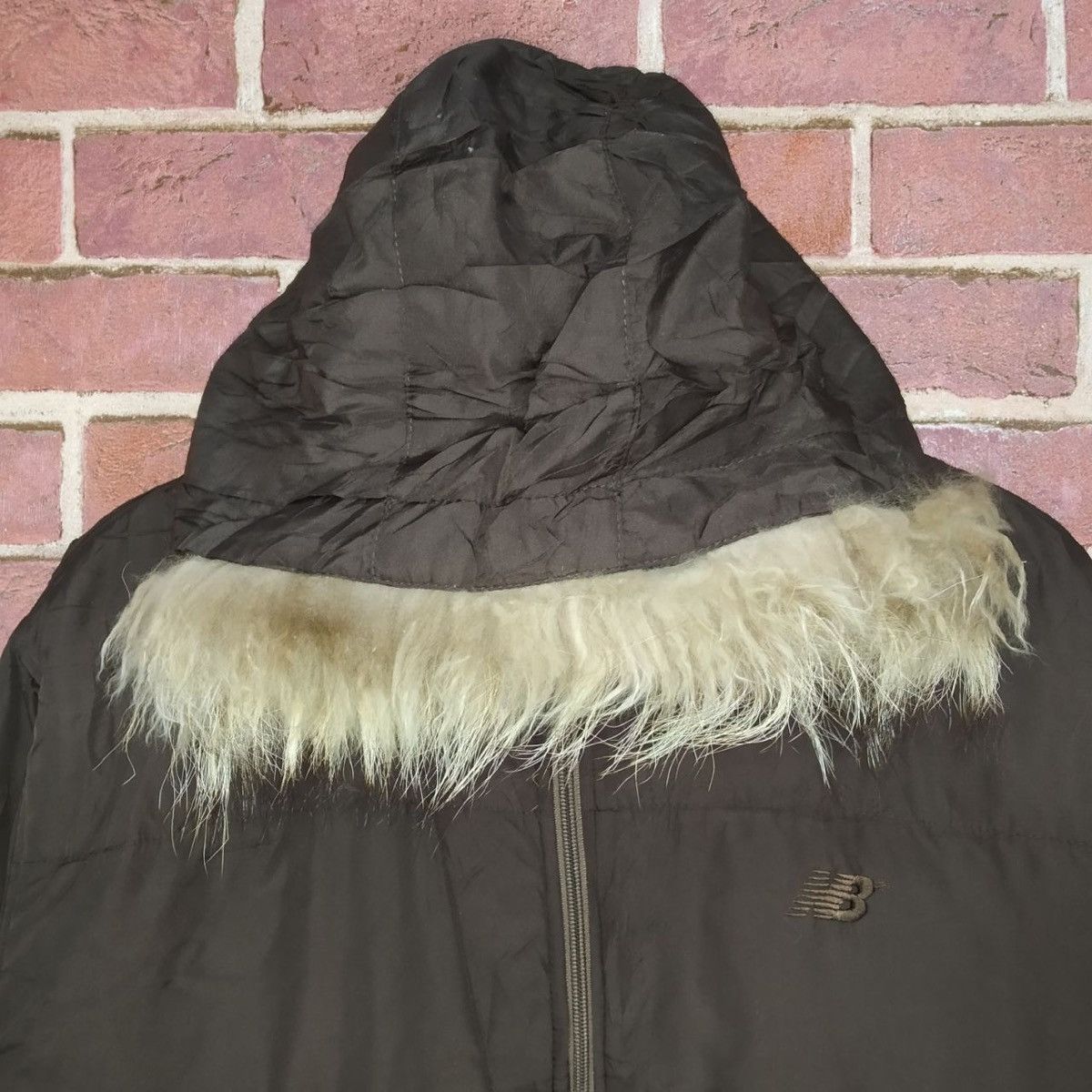 New Balance Vintage New Balance Zipper Jacket Fur Hoodie Outdoor Size US M / EU 48-50 / 2 - 3 Thumbnail