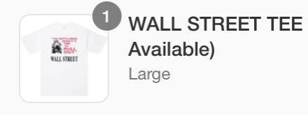 Japanese Brand × Other 2022 FANTASY EXPLOSION WALL STREET PULL OUT T-SHIRT (L) Size US L / EU 52-54 / 3 - 7 Thumbnail