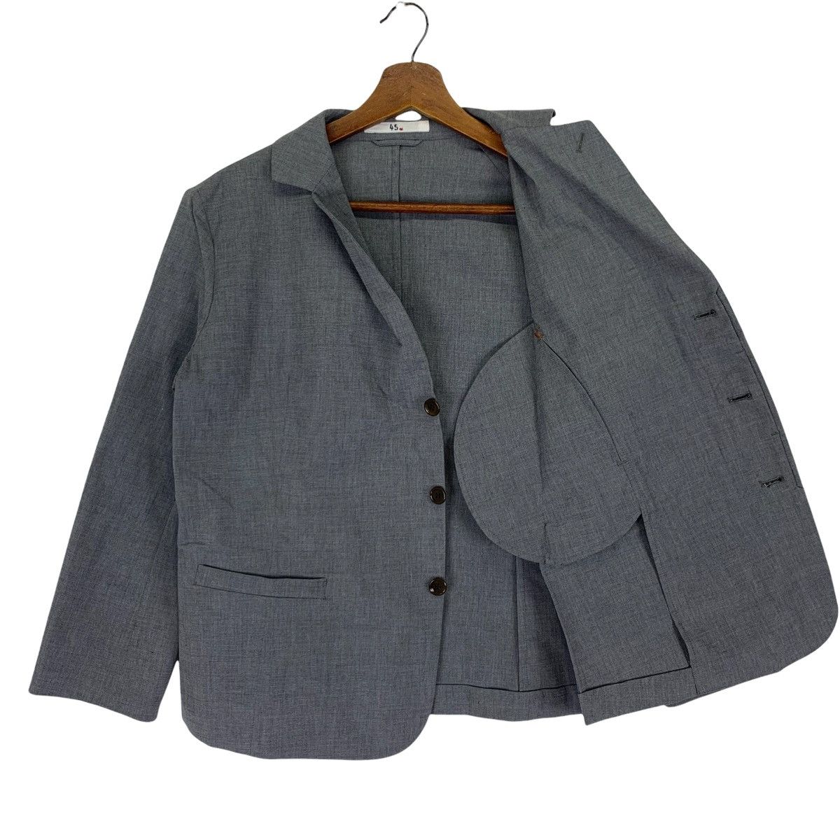 45rpm Vintage 45rpm Grey Blazer Coat Size US M / EU 48-50 / 2 - 4 Thumbnail