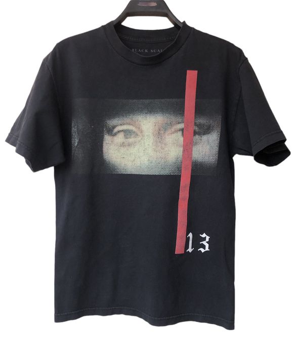 Vintage Vintage Black Scale Mona Lisa Eyes 🇺🇸 Made In USA T-Shirt |  Grailed