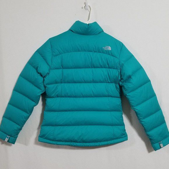 North Face Womens Medium NEW Green Nuptse Jacket Coat