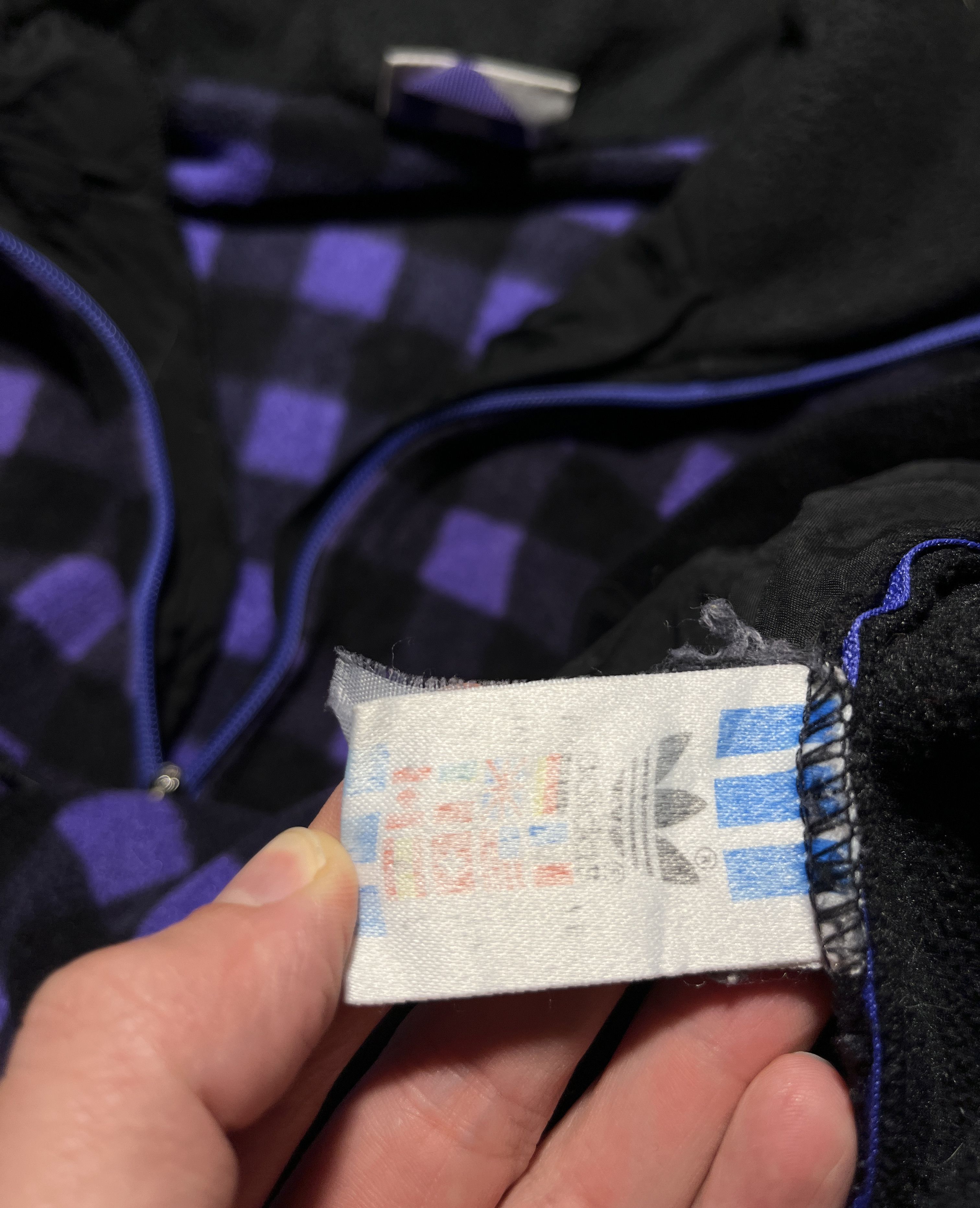 Adidas × Polartec × Vintage ADIDAS Adventure Checkered Vintage Polartec Fleece Jacket Size US L / EU 52-54 / 3 - 10 Thumbnail