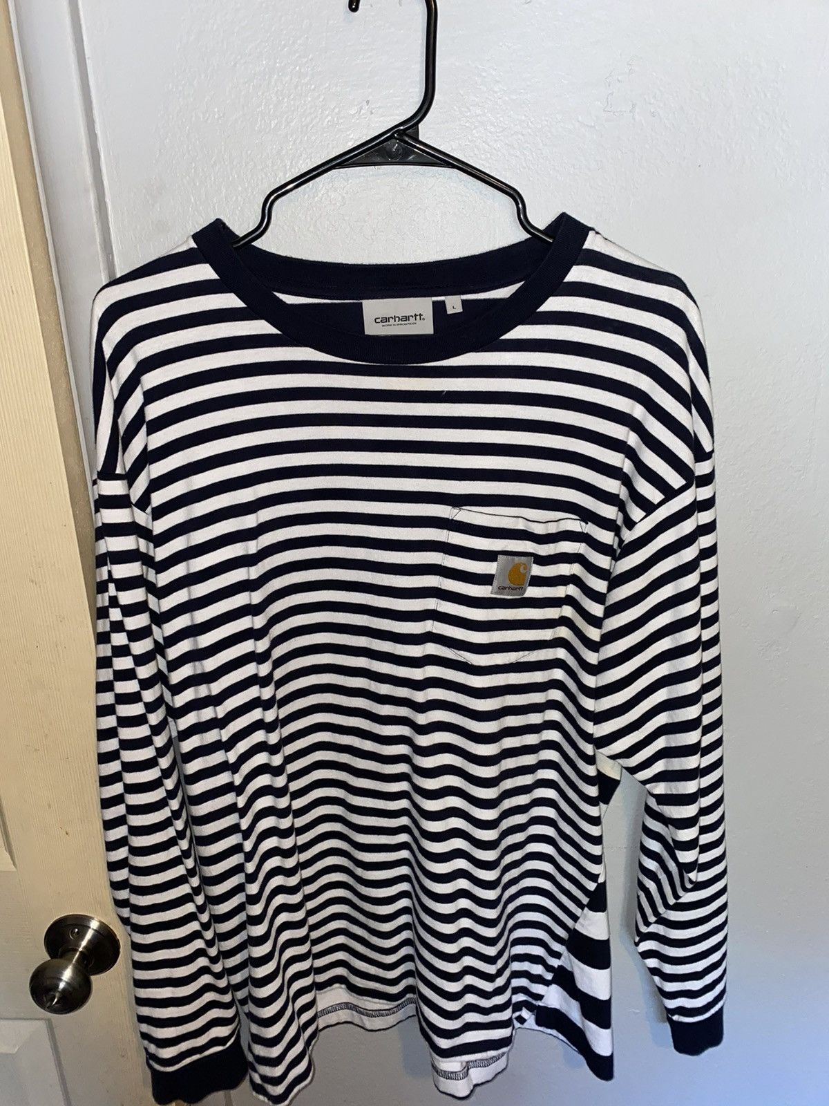 Carhartt Wip Carhartt WIP Striped L/S Size US L / EU 52-54 / 3 - 1 Thumbnail