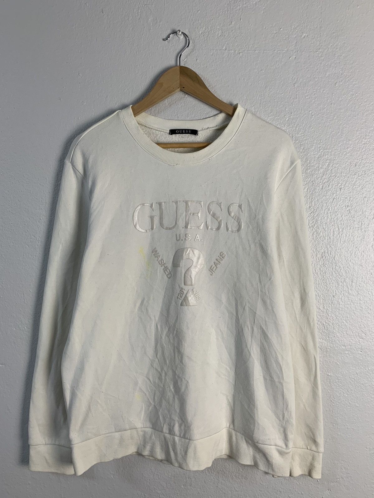Guess Guess Spellout Sweatshirt Size US L / EU 52-54 / 3 - 1 Thumbnail
