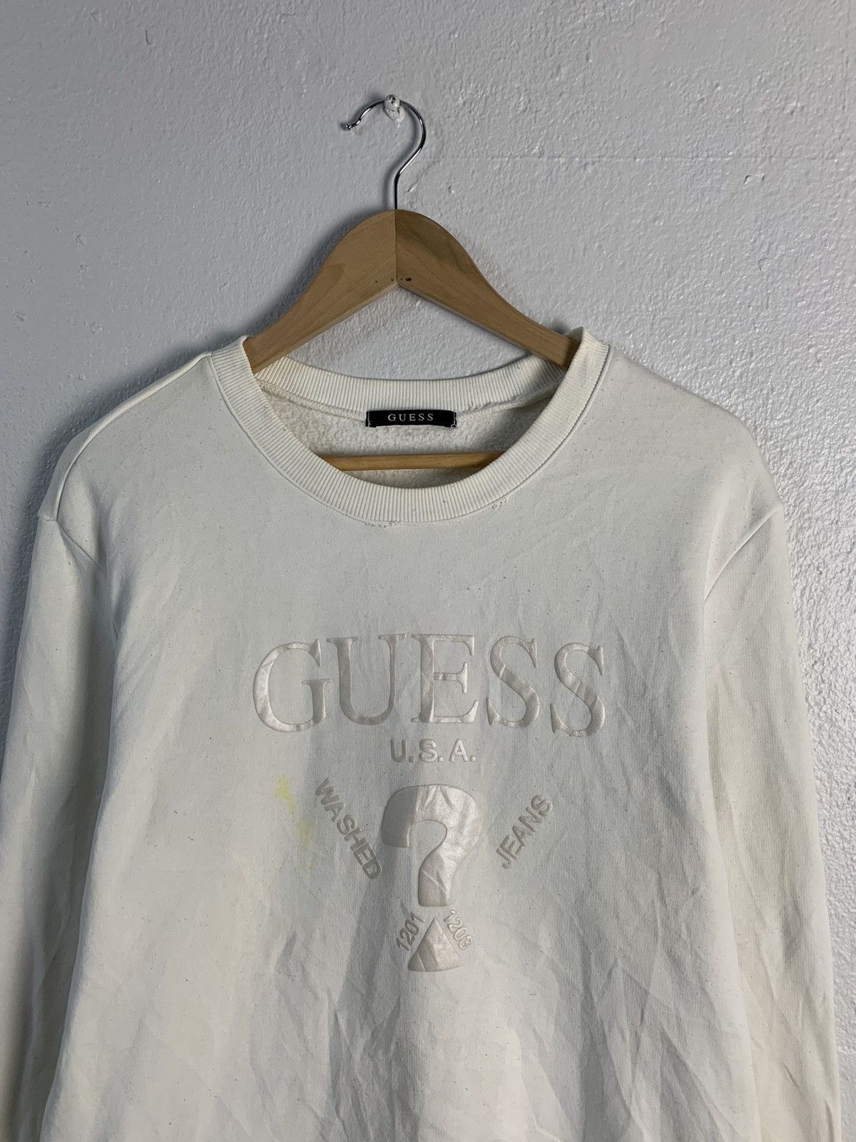 Guess Guess Spellout Sweatshirt Size US L / EU 52-54 / 3 - 4 Thumbnail