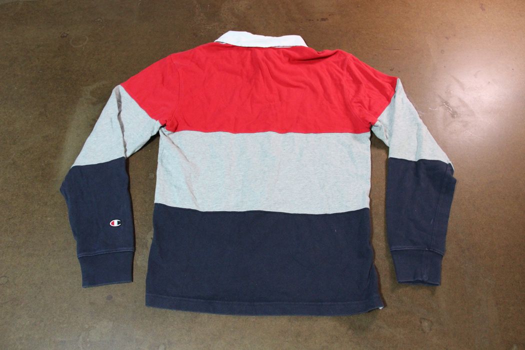 Vintage Vintage Champion Color Block Rugby Polo Shirt Grailed