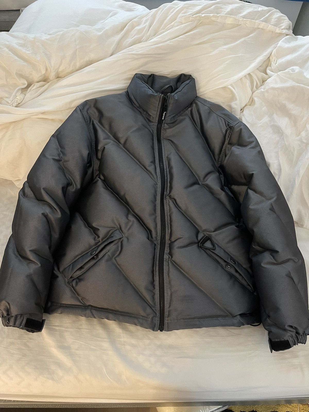 Supreme Iridescent Puffy Jacket Purple