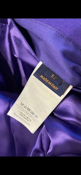 FW22 Louis Vuitton Letterman Varsity Jacket | Louis Vuitton Purple Jacket