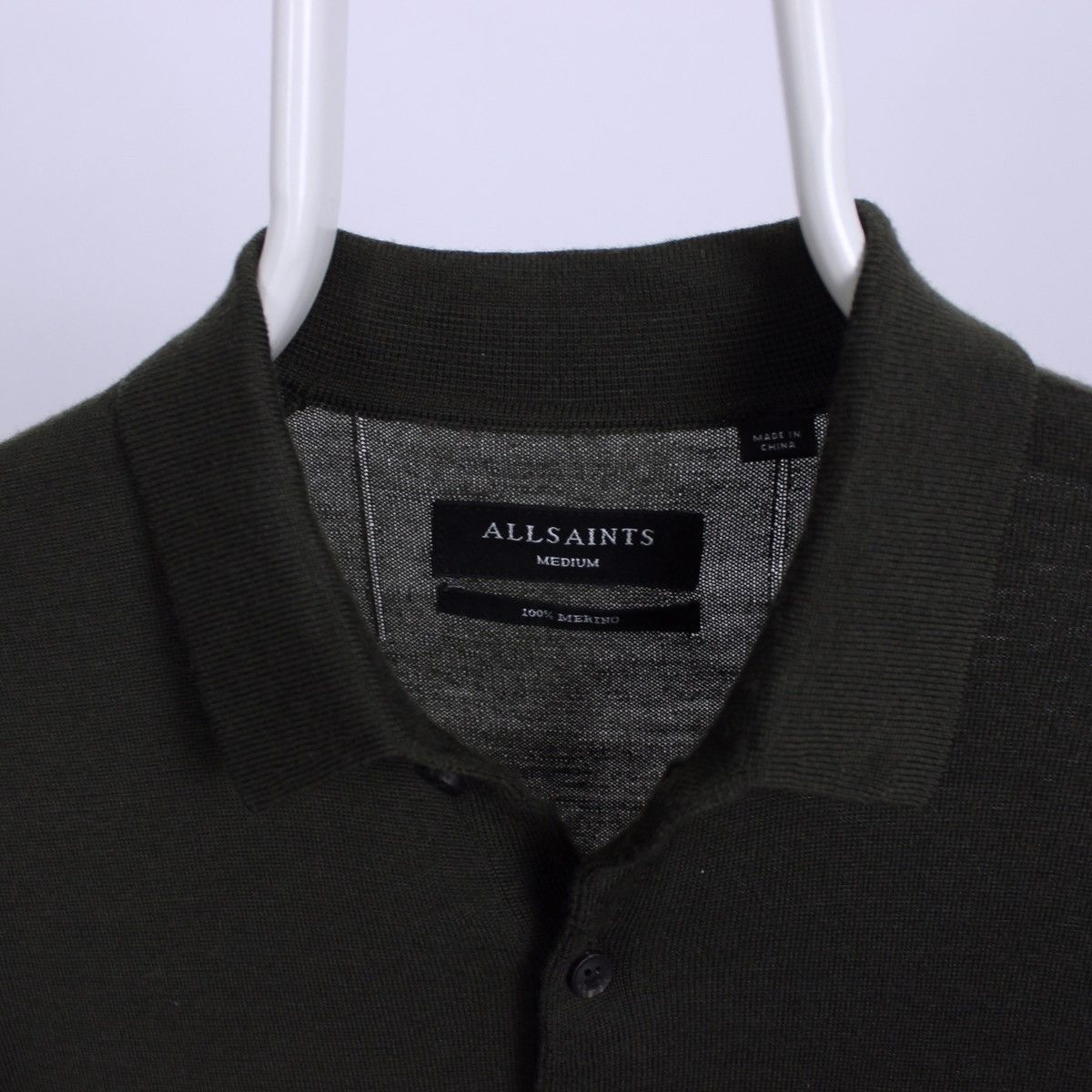 Allsaints Allsaints Mode Merino Wool Long Sleeve Polo Size US M / EU 48-50 / 2 - 4 Thumbnail