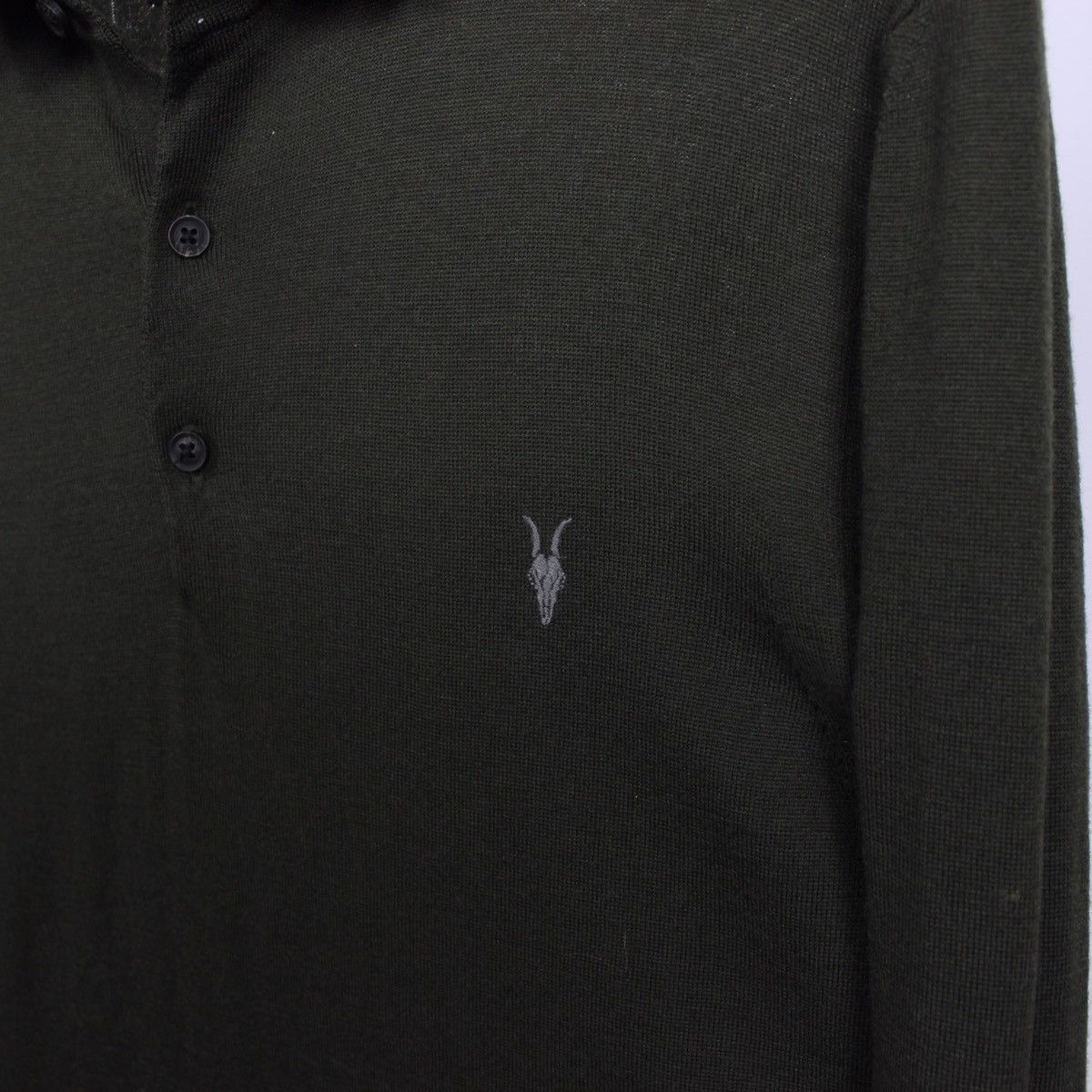 Allsaints Allsaints Mode Merino Wool Long Sleeve Polo Size US M / EU 48-50 / 2 - 3 Thumbnail
