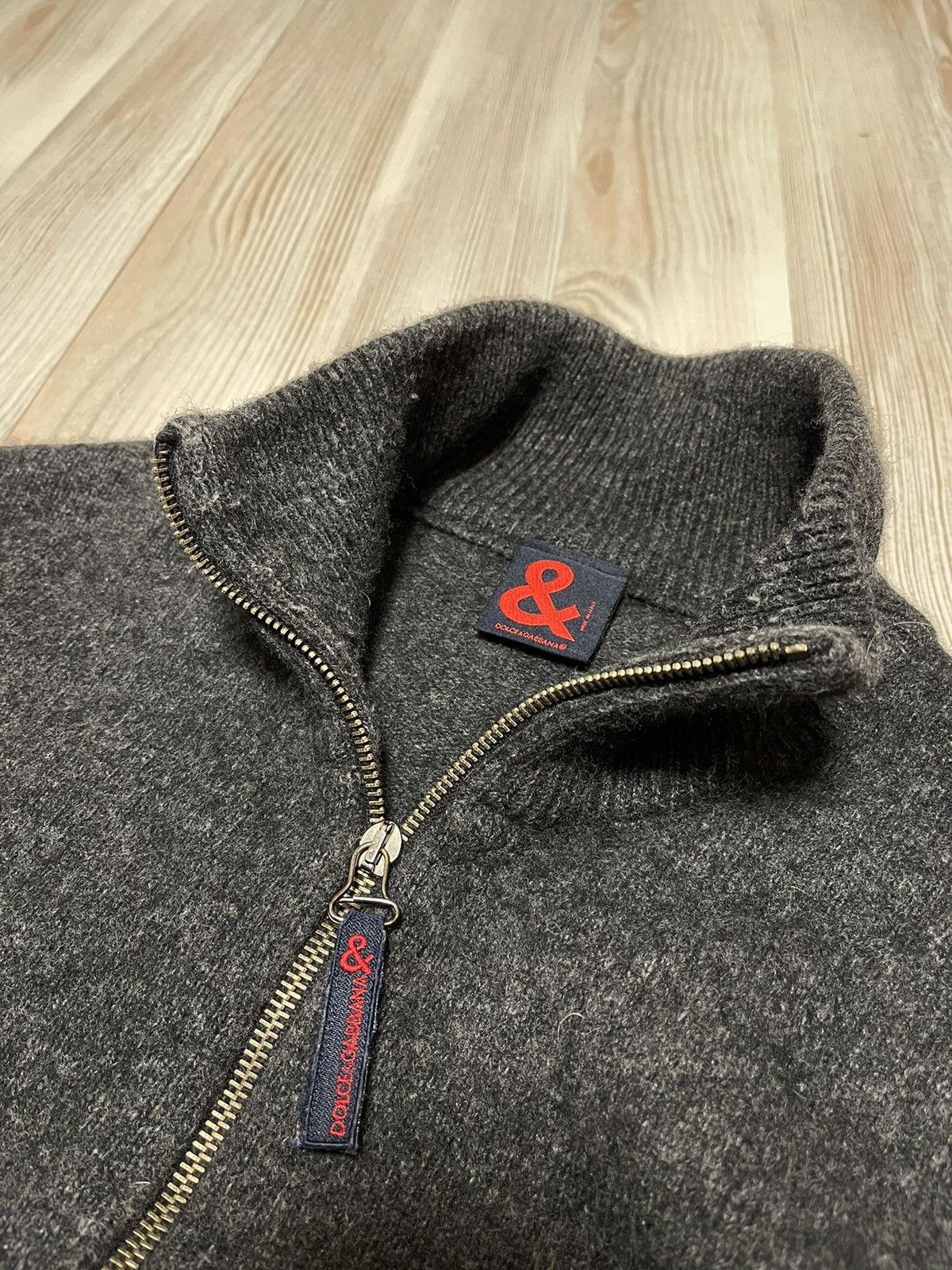 Dolce & Gabbana Dolce And Gabbana Wool Zipped Knit Sweater Size US M / EU 48-50 / 2 - 7 Thumbnail