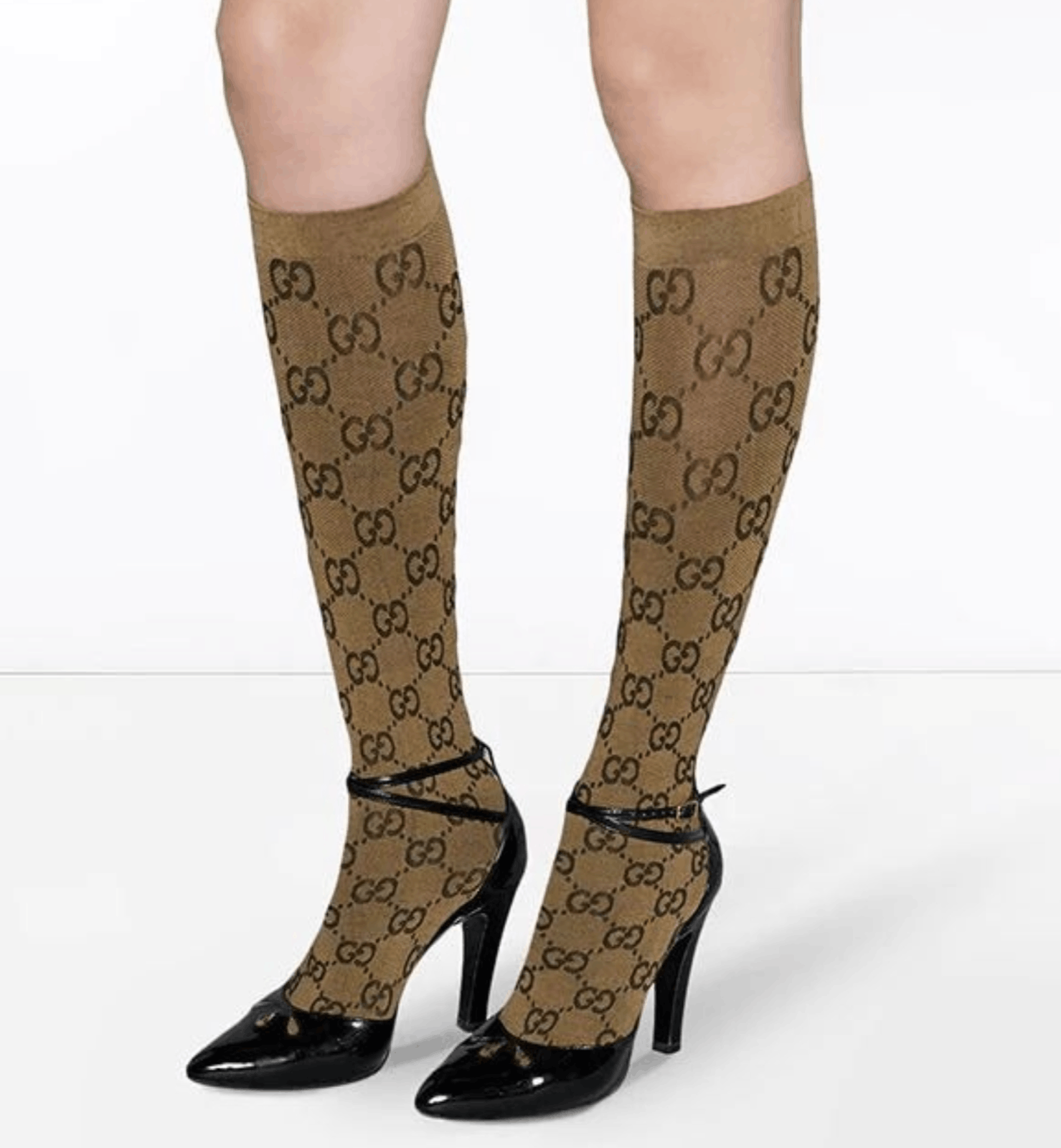 Gucci Socks in Beige Size ONE SIZE - 3 Thumbnail