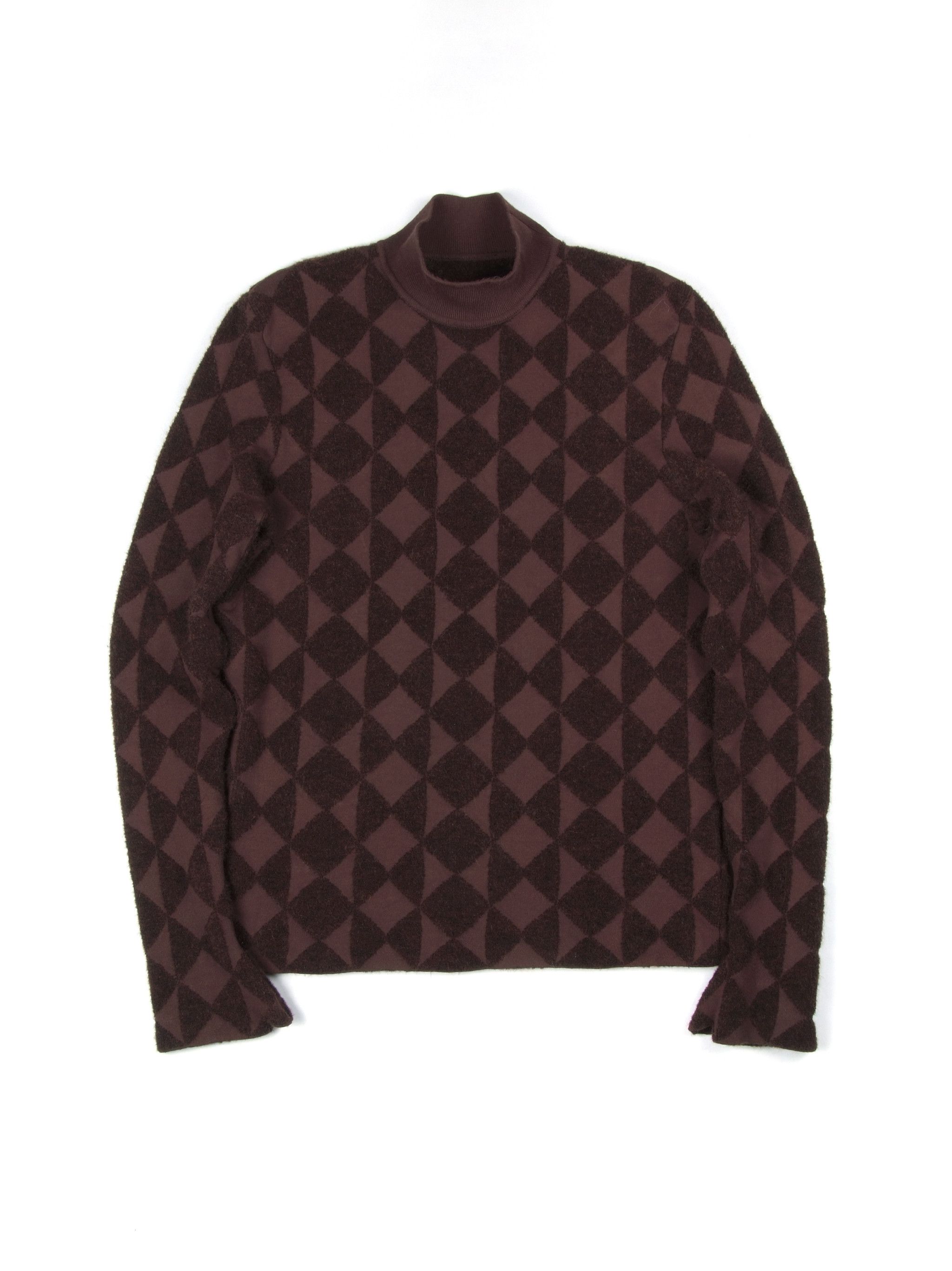Ermenegildo Zegna × Z Zegna Zegna Alpaca High Neck Hybrid Sweater Size US XL / EU 56 / 4 - 2 Thumbnail