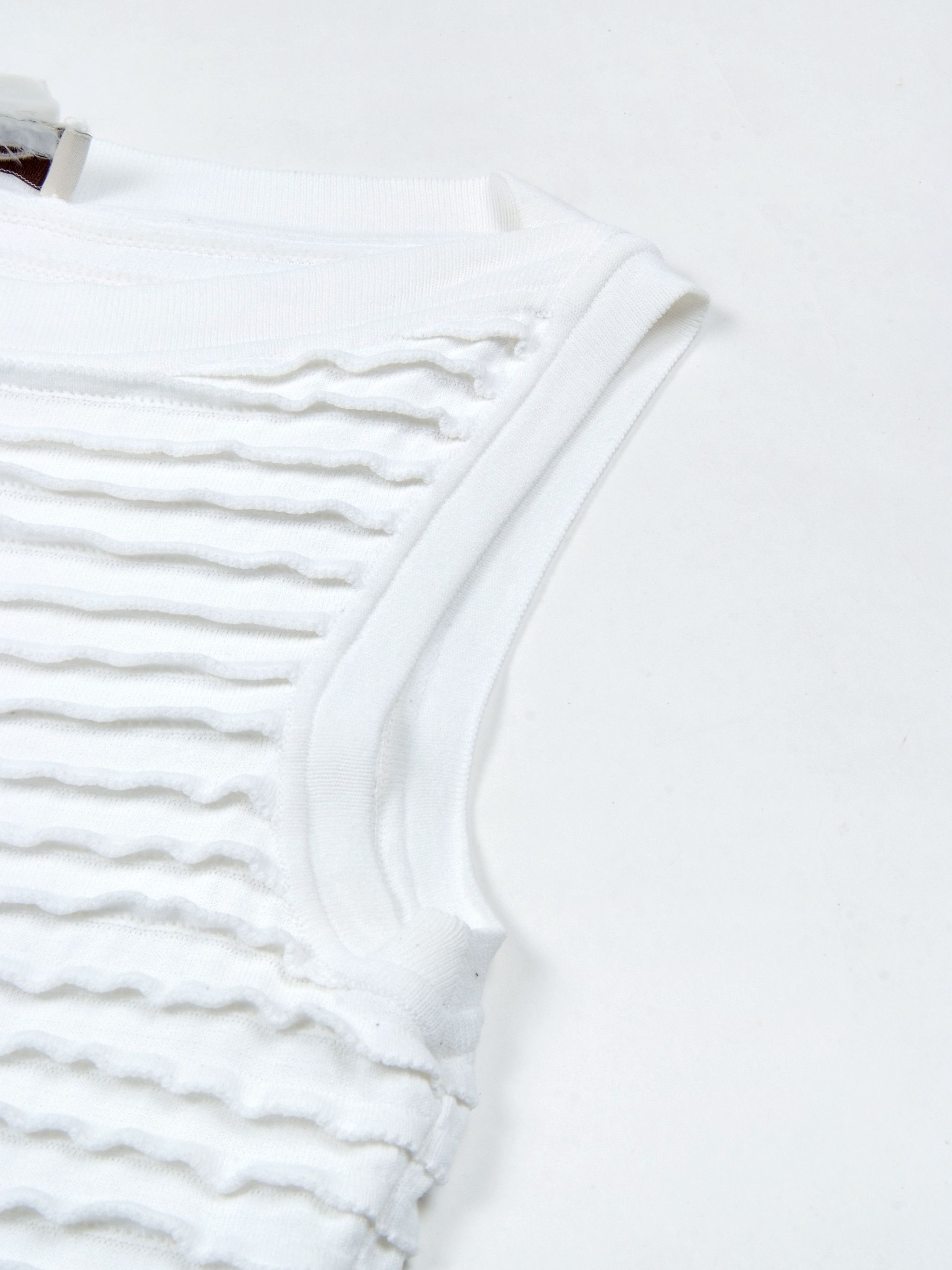 Karl Lagerfeld × Vintage Vintage Karl Lagerfeld Sleeveless Top Blouse Size M / US 6-8 / IT 42-44 - 5 Thumbnail
