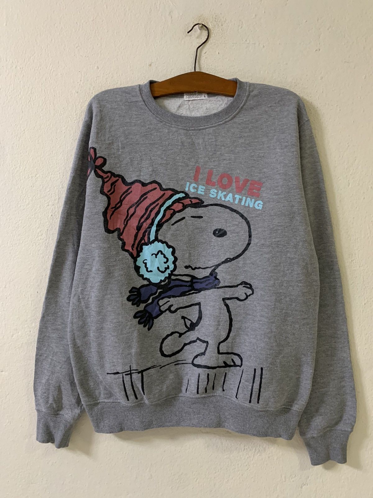 Peanuts Peanuts I Love Ice Skating Sweatshirt Size US M / EU 48-50 / 2 - 1 Thumbnail