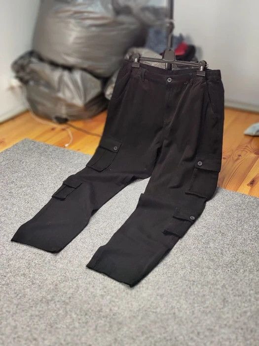 Japanese Brand Vintage Japan Multi Pocket Cargo Black Pants Travis Scott Size US 36 / EU 52 - 10 Thumbnail